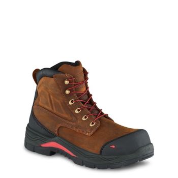Red Wing King Toe® ADC 6-inch Waterproof Safety Toe Wandelschoenen Heren Bruin/Zwart - 4402